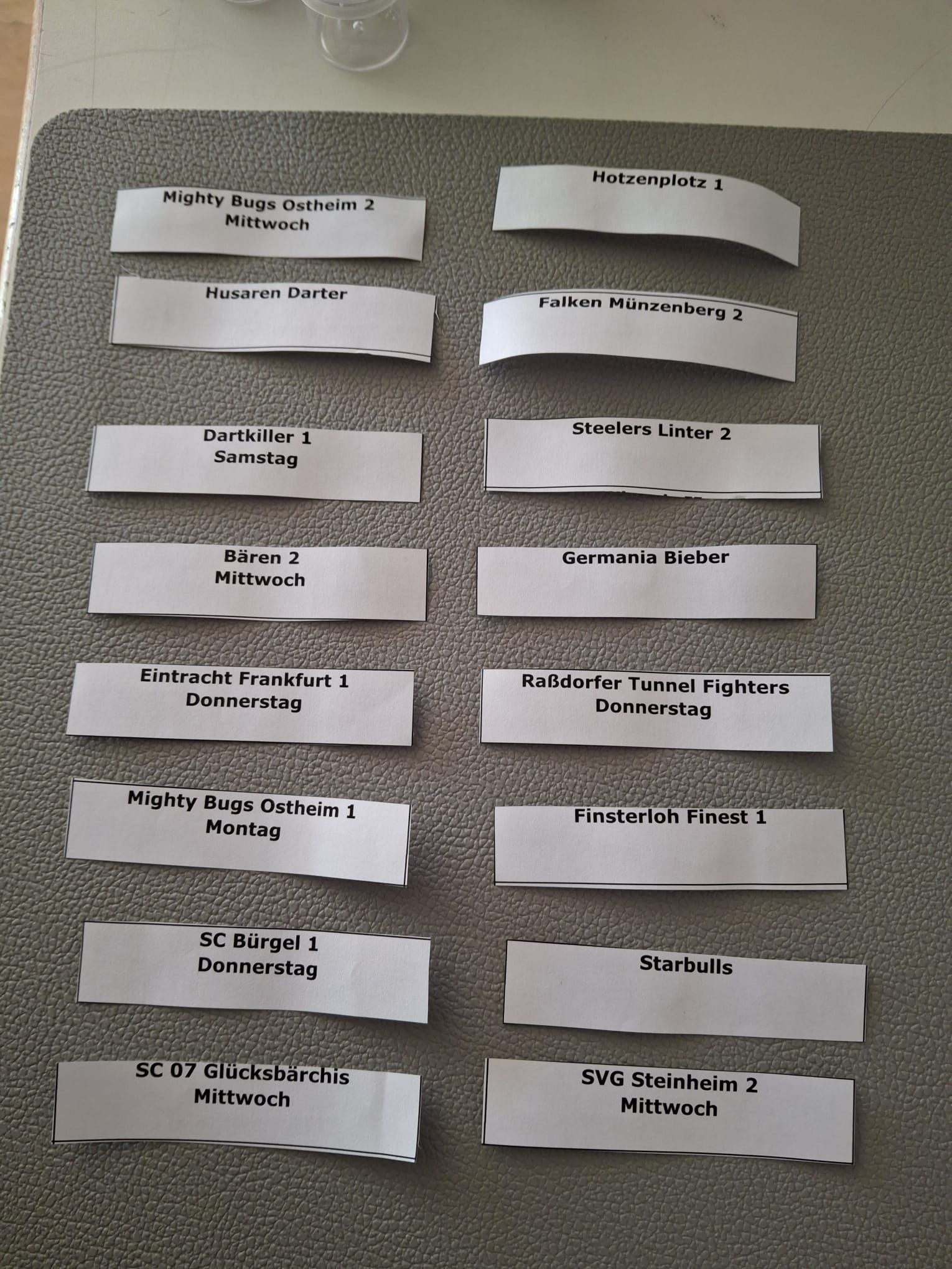 HDV-Pokal Runde 1