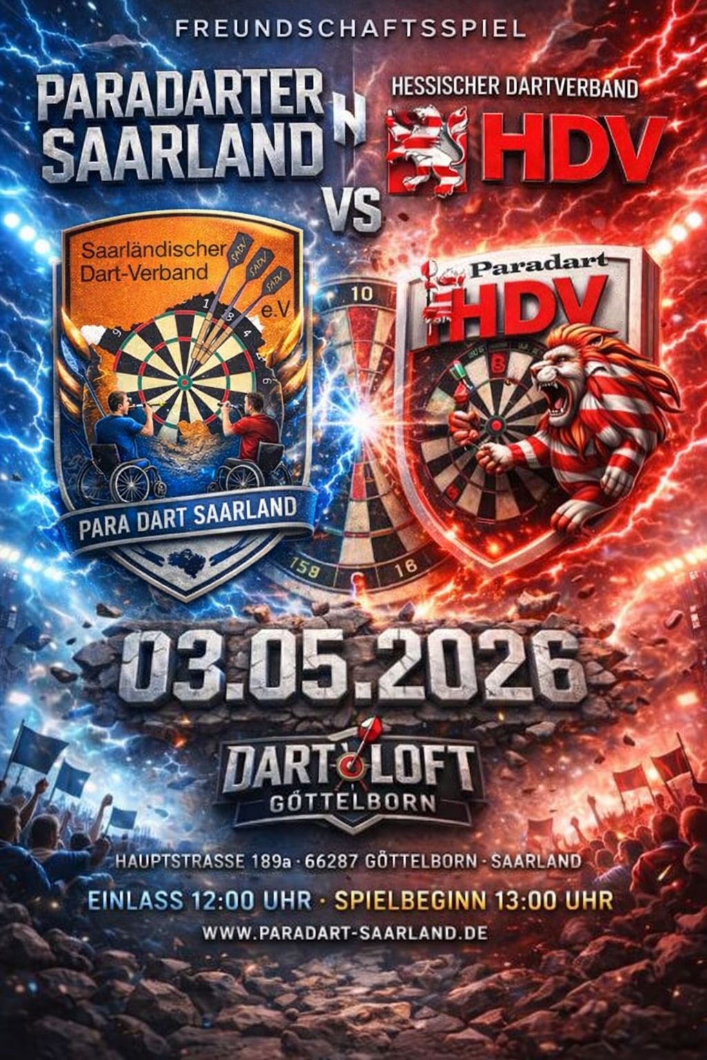 Paradart Ländervergleich Saarland vs. Hessen